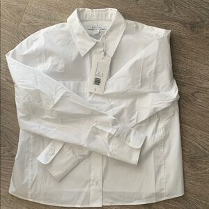 Kit and Ace | Tops | Kit And Ace White Going Places Blouse